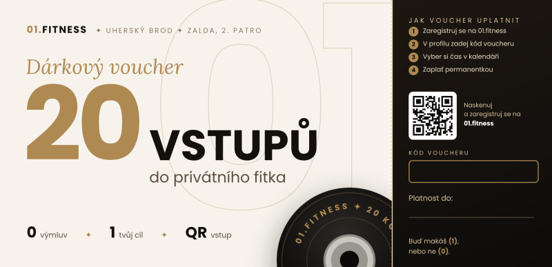Voucher 20 vstupů